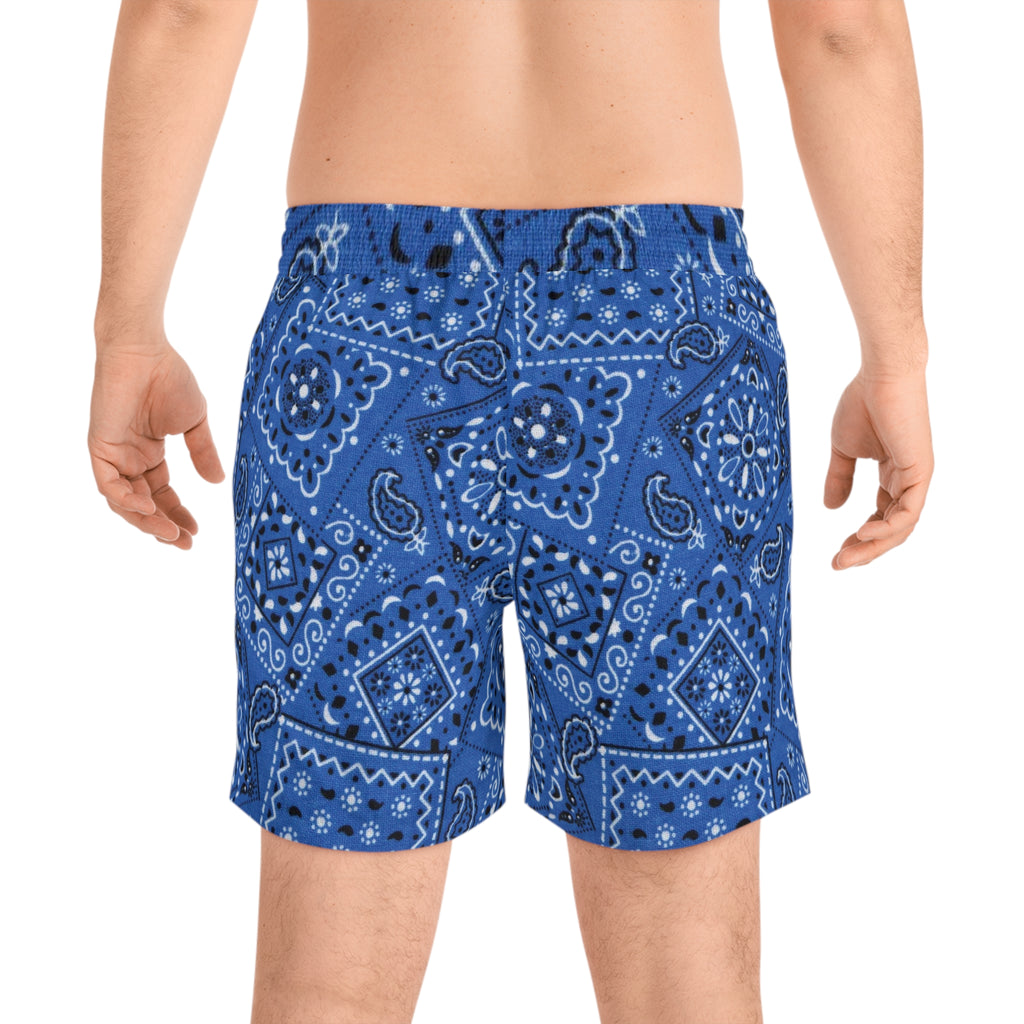 Bandana Shorts - Blue
