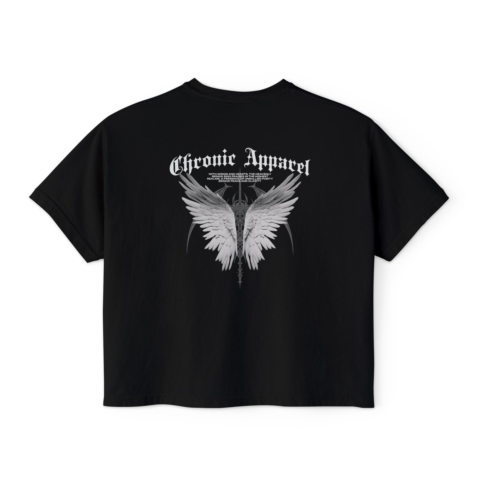 "Angel Wings" Crop Tee