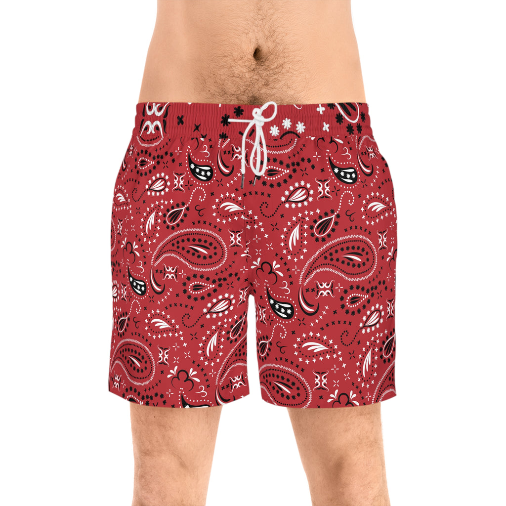Bandana Shorts - Red