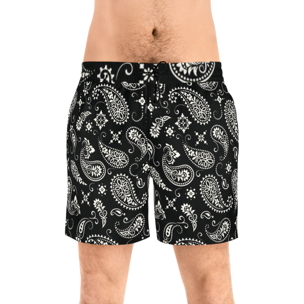 Bandana Shorts - Black