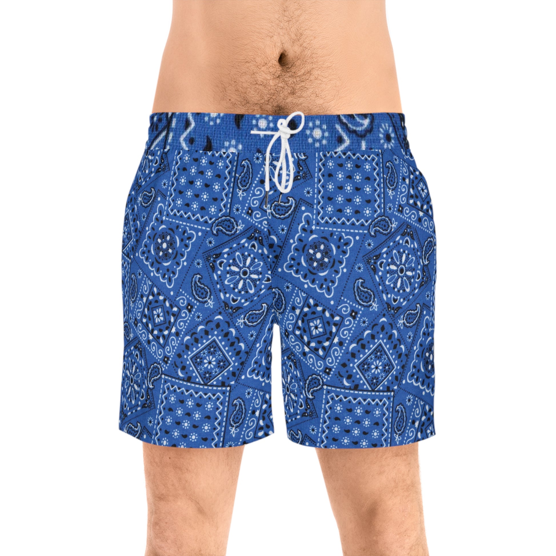 Bandana Shorts - Blue